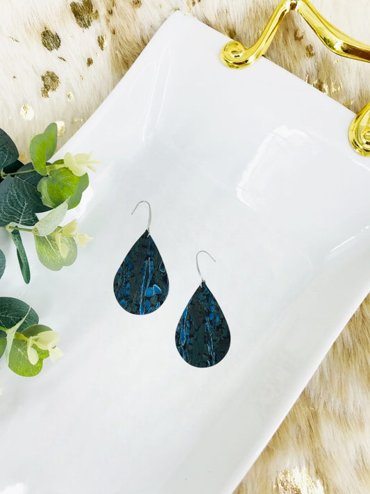 Turquoise Portuguese Cork Earrings - E19-3012