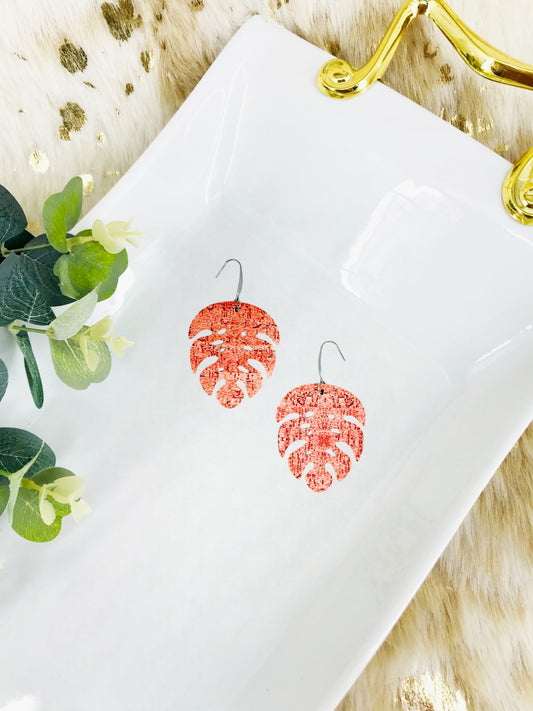 Red Cork Earrings - E19-3022
