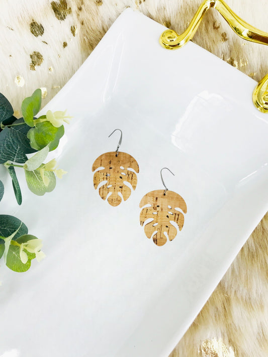 Natural Cork Earrings - E19-3026