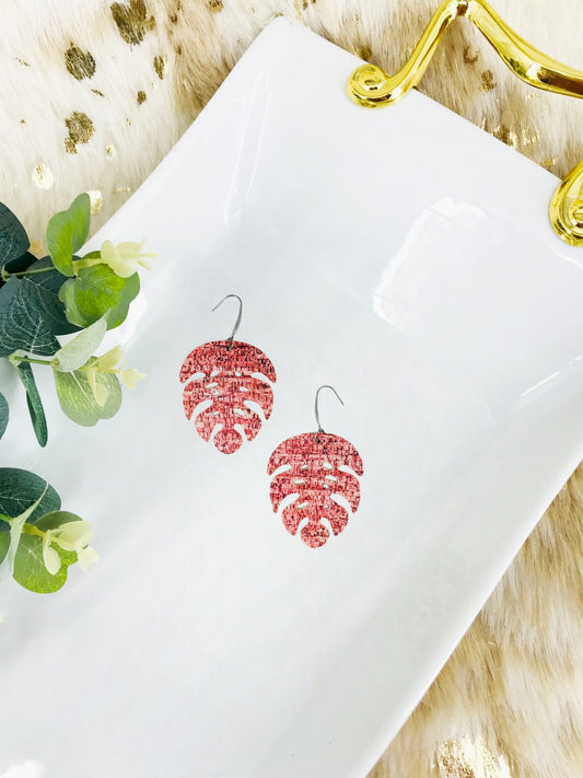 Red Cork Earrings - E19-3030