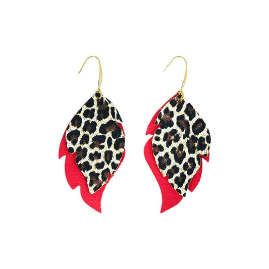 Coral Wild Layered Earrings