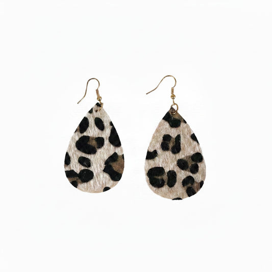 Wild Spot Teardrop Earrings