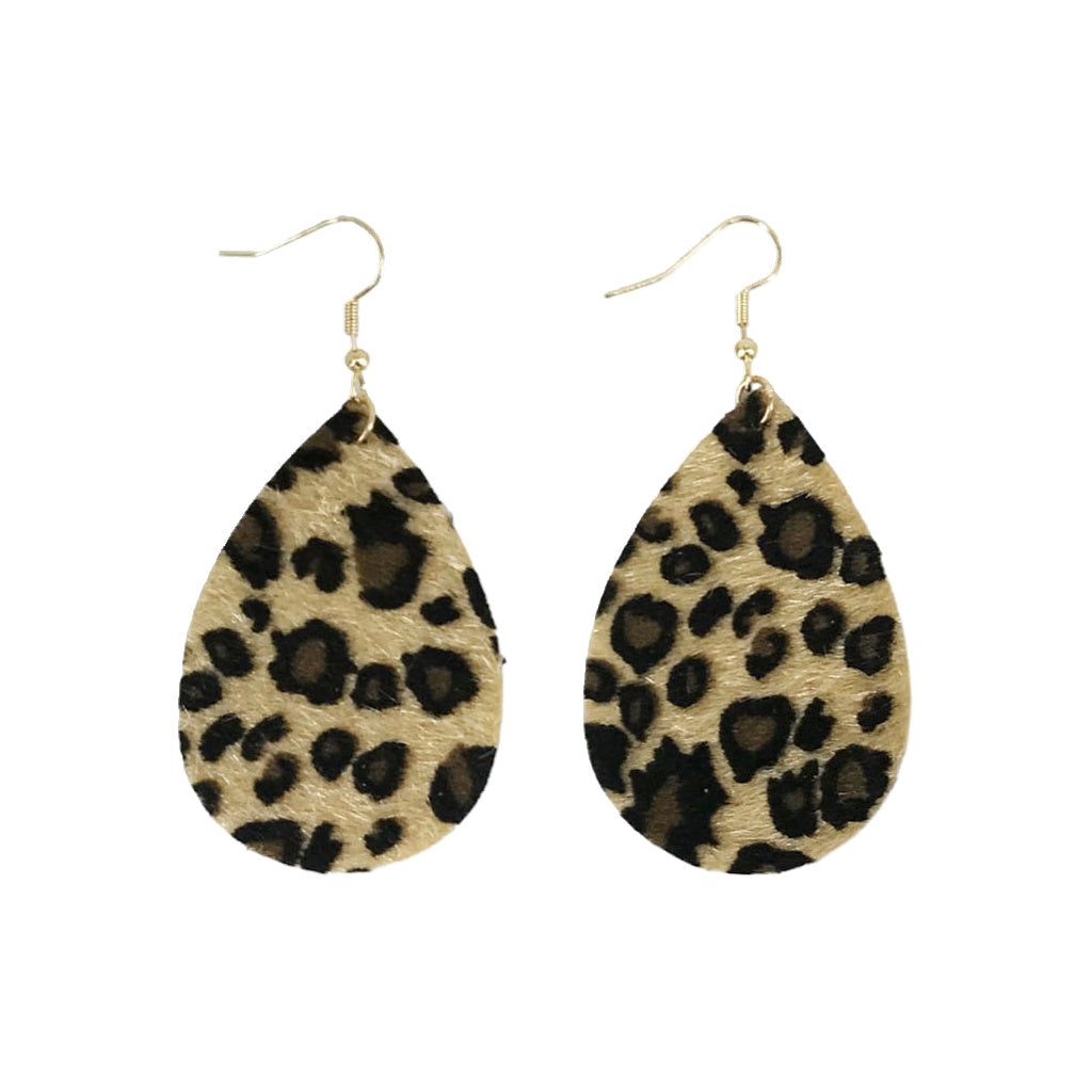 Bold Wild Teardrop Earrings