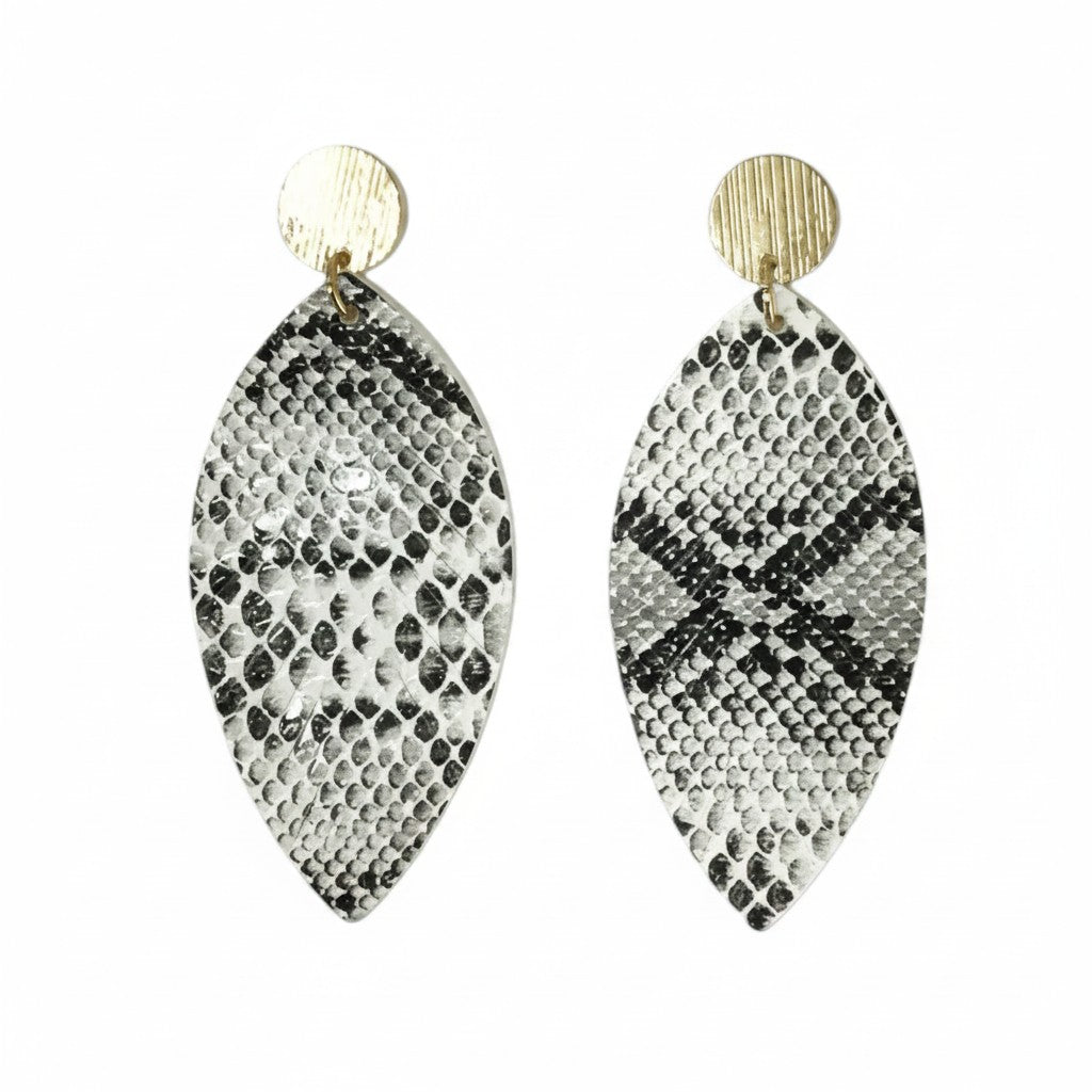 Serpentine Luxe Marquise Stud Earrings