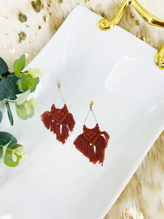 Boho Macrame' Tassel Earrings - E19-3437
