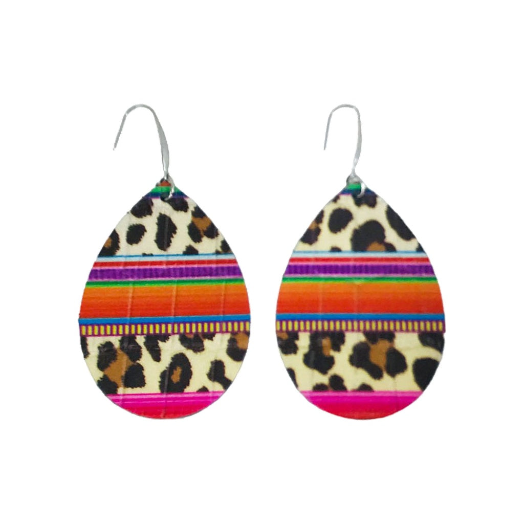 Serape Wild Teardrop Earrings
