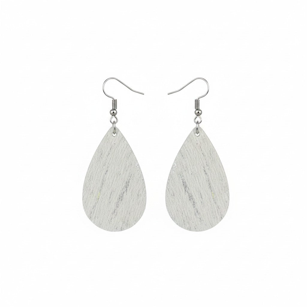 Moonlit Silver Classic Teardrop Earrings