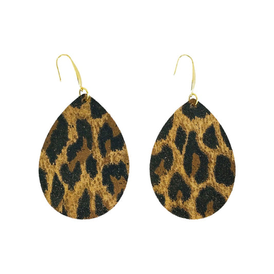 Mustard Wild Teardrop Earrings