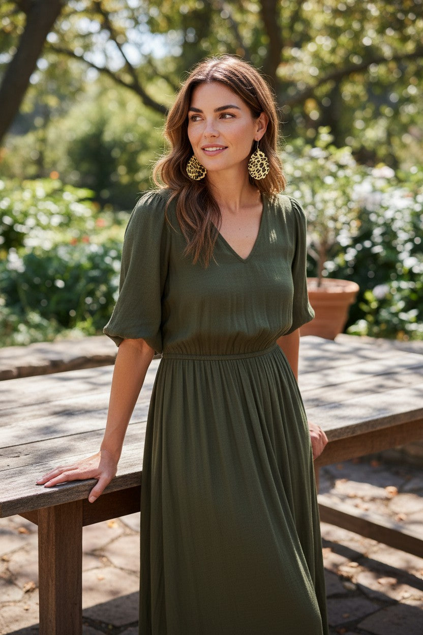 Cheetah Leather Earrings - E19-3533