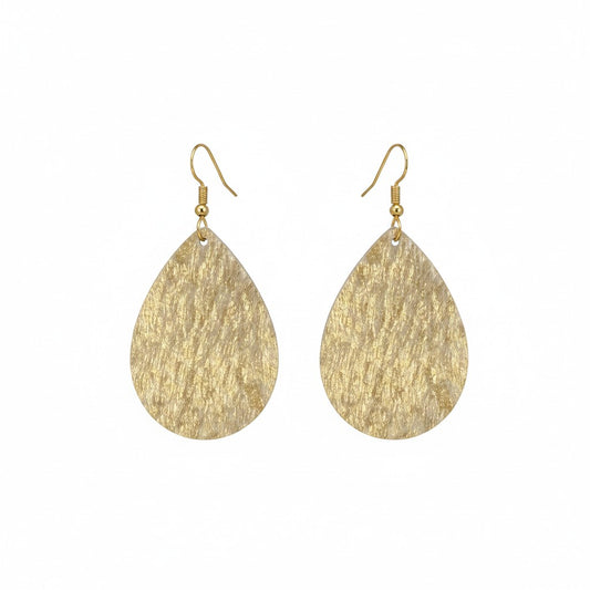 Golden Gleam Teardrop Earrings