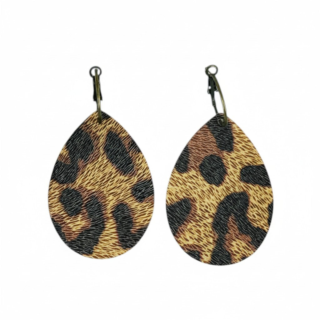 Burnt Umber Wild Hoop Earrings