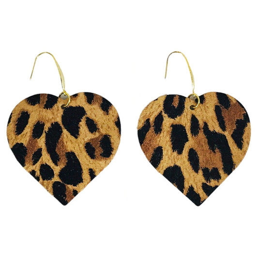 Tawny Wild Heart Earrings