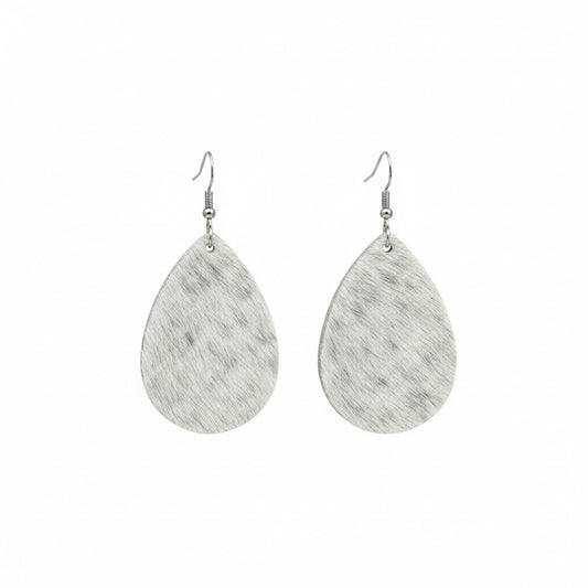 Salt & Pepper Classic Teardrop Earrings