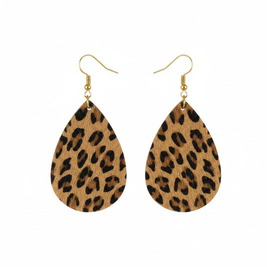 Canyon Cheetah Classic Teardrop Earrings