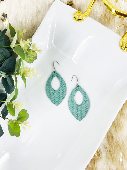 Genuine Italian Leather Earrings - E19-367