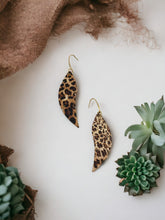 Load image into Gallery viewer, Genuine Cheetah Leather Earrings - E19-378
