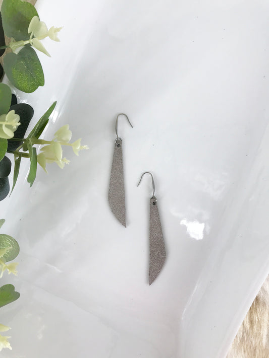 Genuine Leather Drop Earrings - E19-408