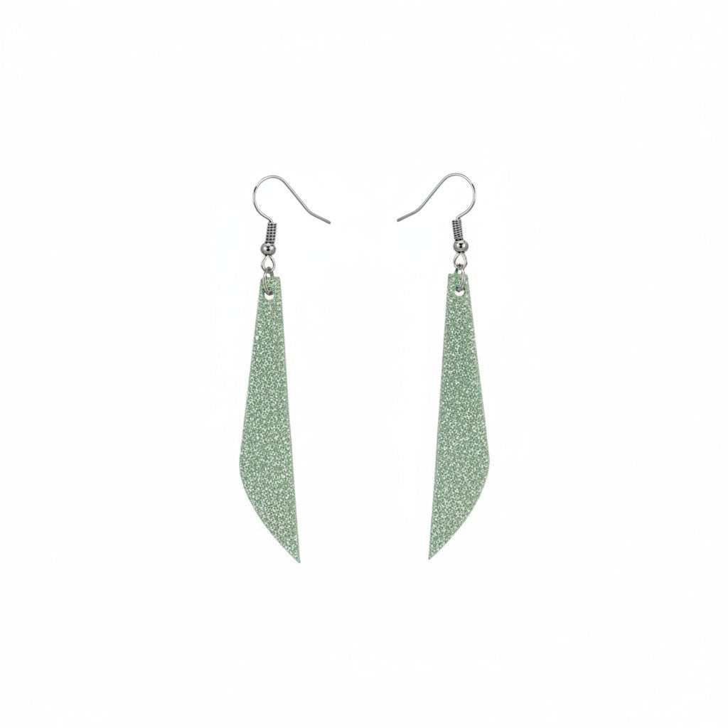 Genuine Leather Drop Earrings - E19-410