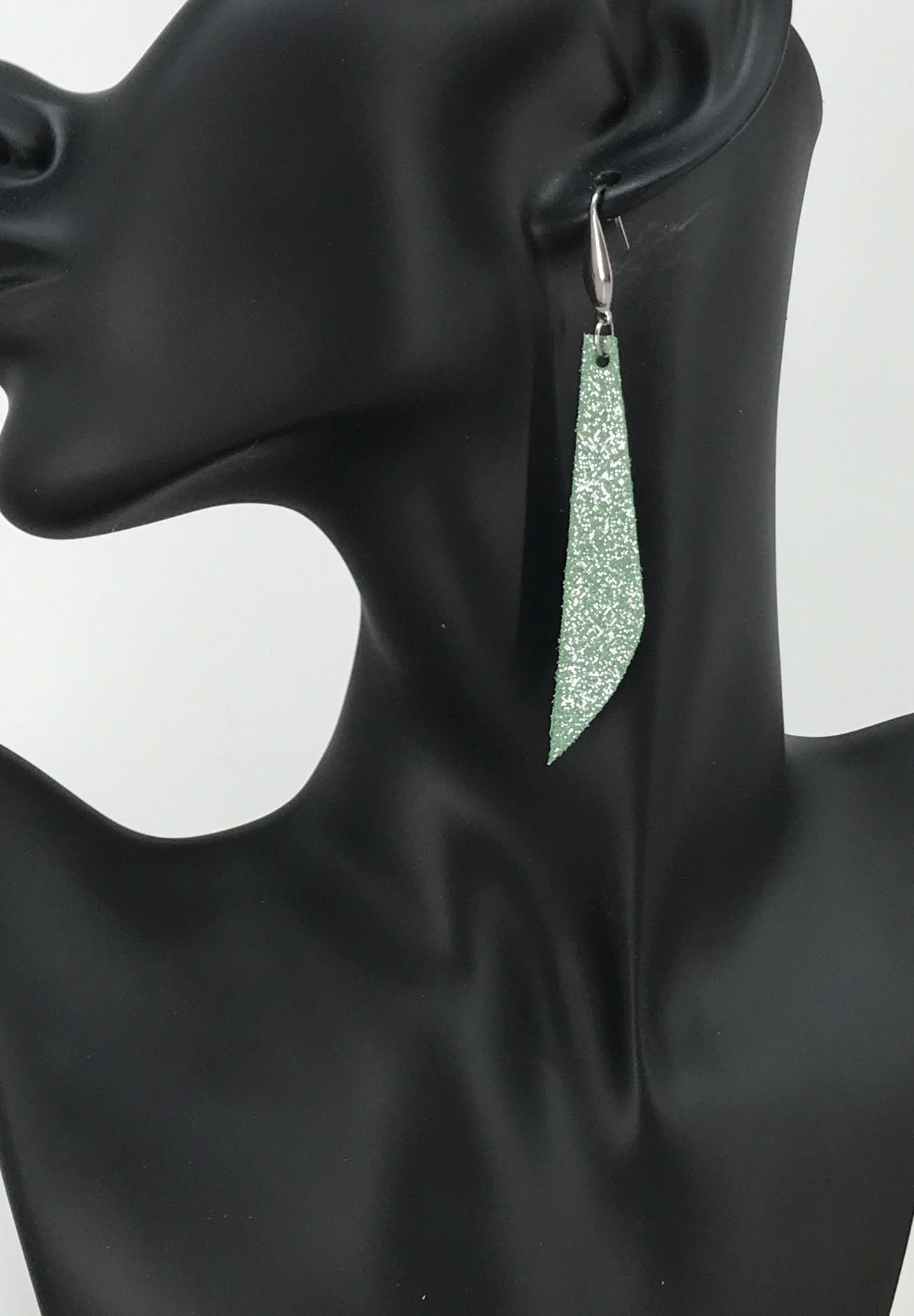 Genuine Leather Drop Earrings - E19-410