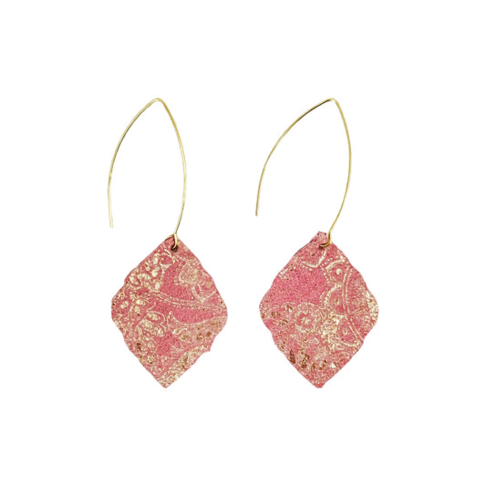 Genuine Leather Earrings - E19-422