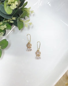 Crystal Pendant Earrings - E19-4269