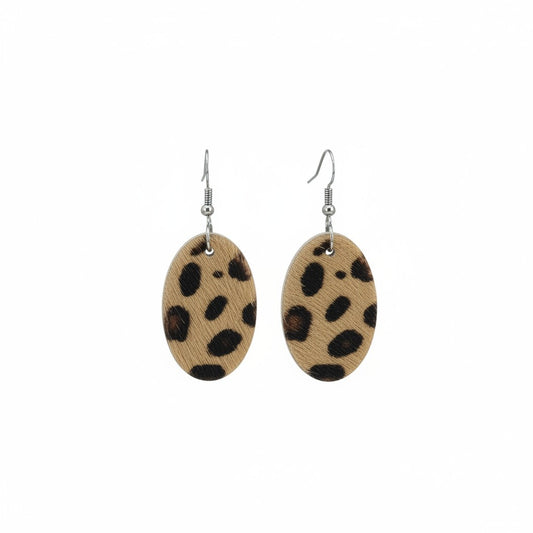 Savanna Spot Oval Earrings
