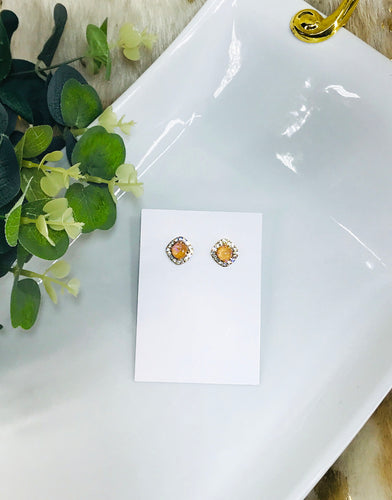 Rhinestone Stud Earrings - E19-4497