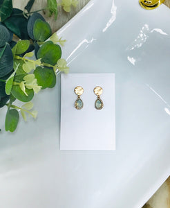 Rhinetone Pendant Earrings - E19-4499