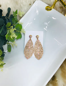 Rhinestone & Glitter Stud Earrings - E19-4504