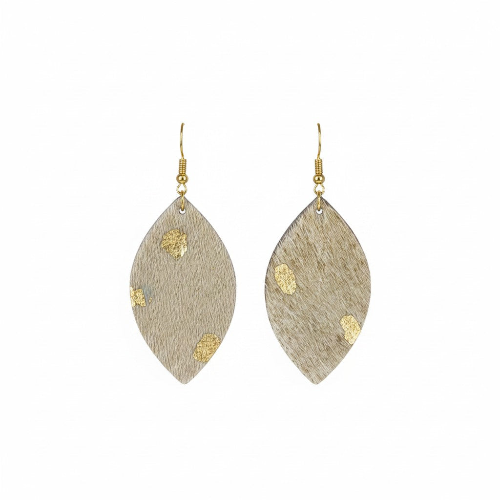 Golden Drift Marquise Earrings