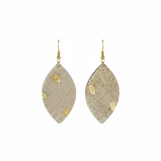 Golden Drift Marquise Earrings