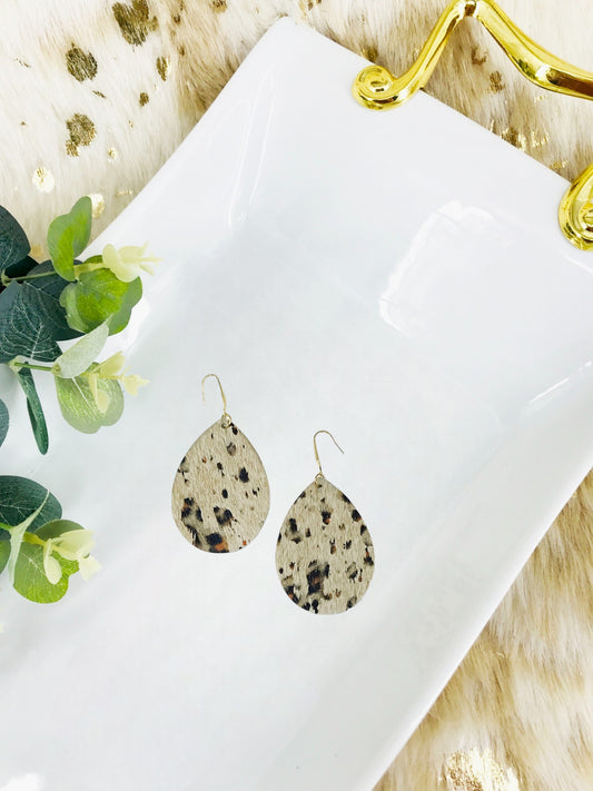 Hair On Genuine Leather Earrings - E19-4662