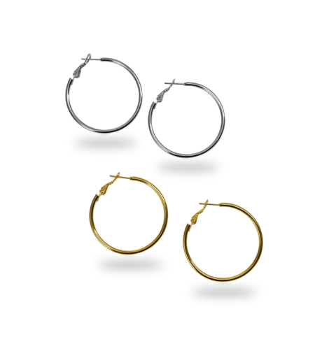 1.5" Stainless Steel Hoops