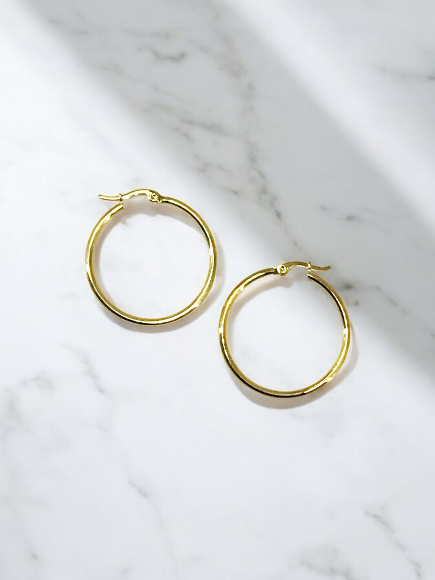 Stainless Steel Hoop Earrings