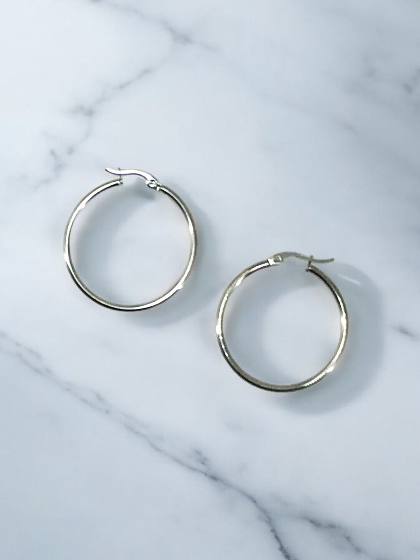 Stainless Steel Hoop Earrings