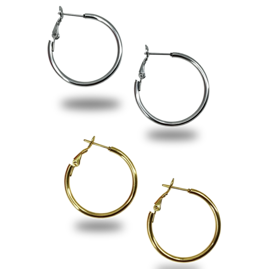 1" Stainless Steel Hoops