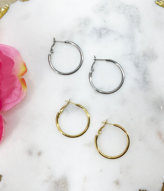 1" Stainless Steel Hoops