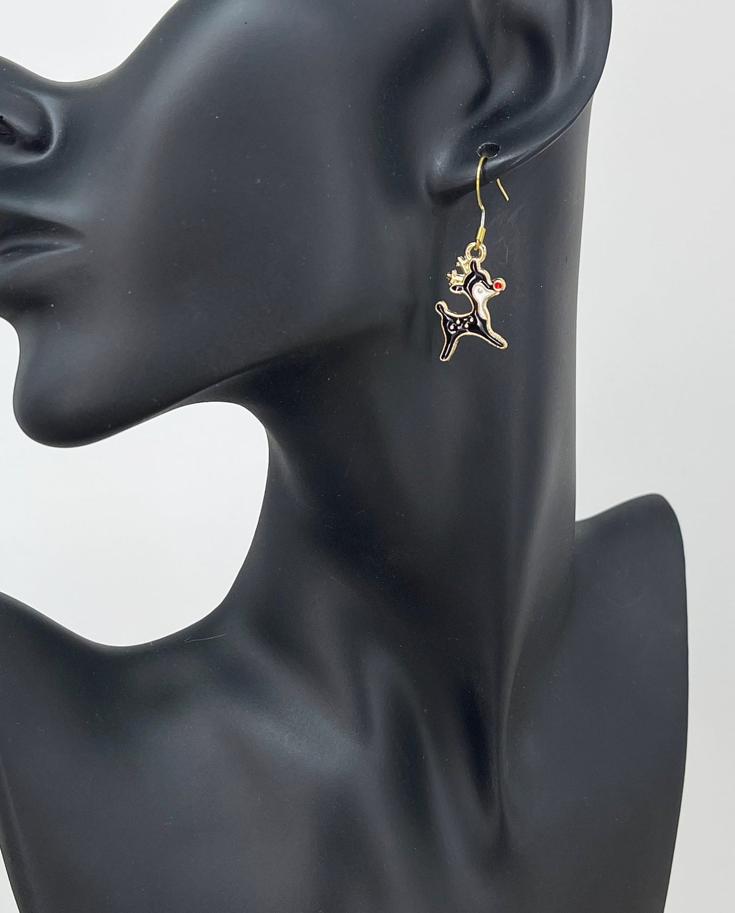 Reindeer Pendant Earrings