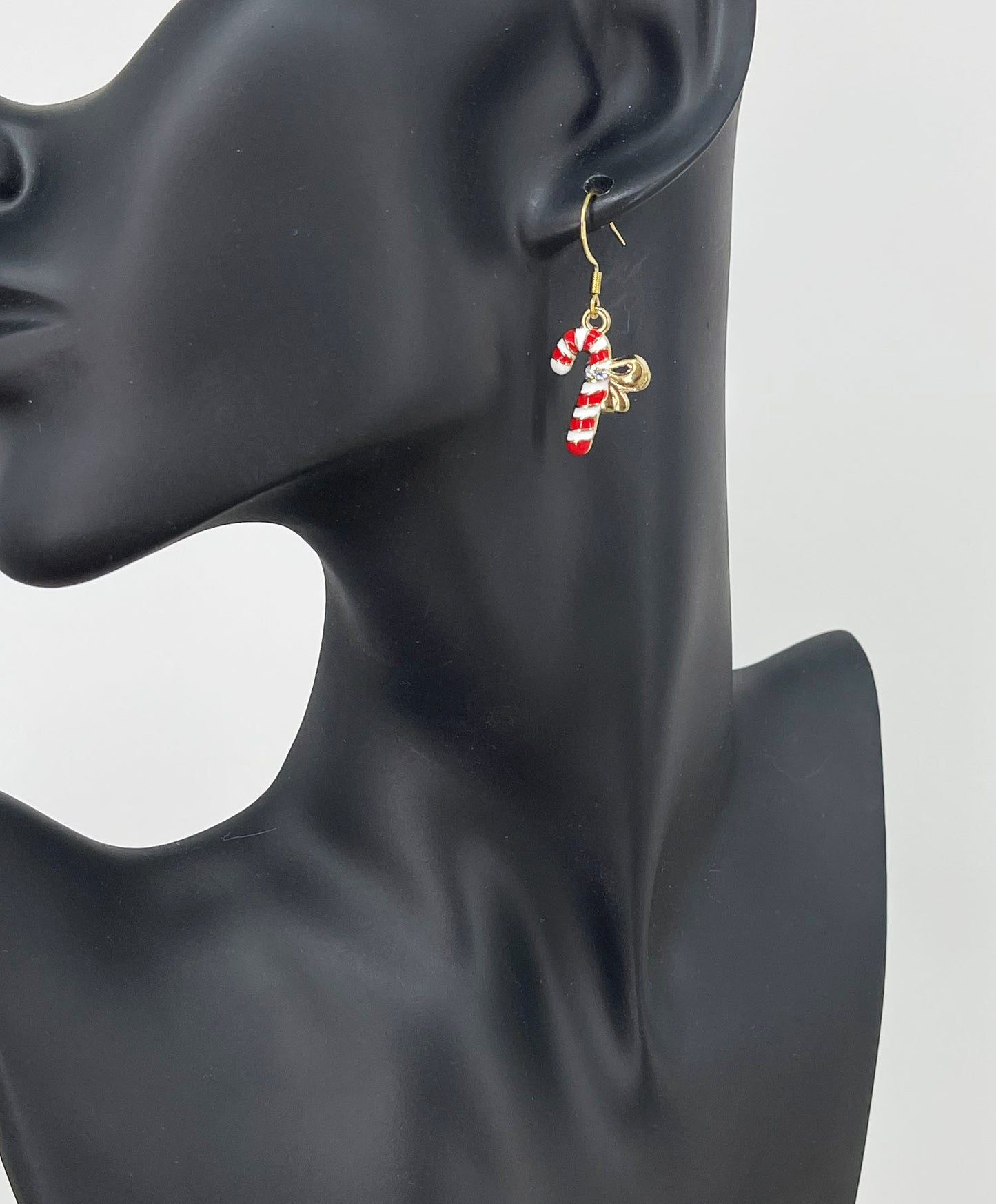 Candy Cane Pendant Earrings