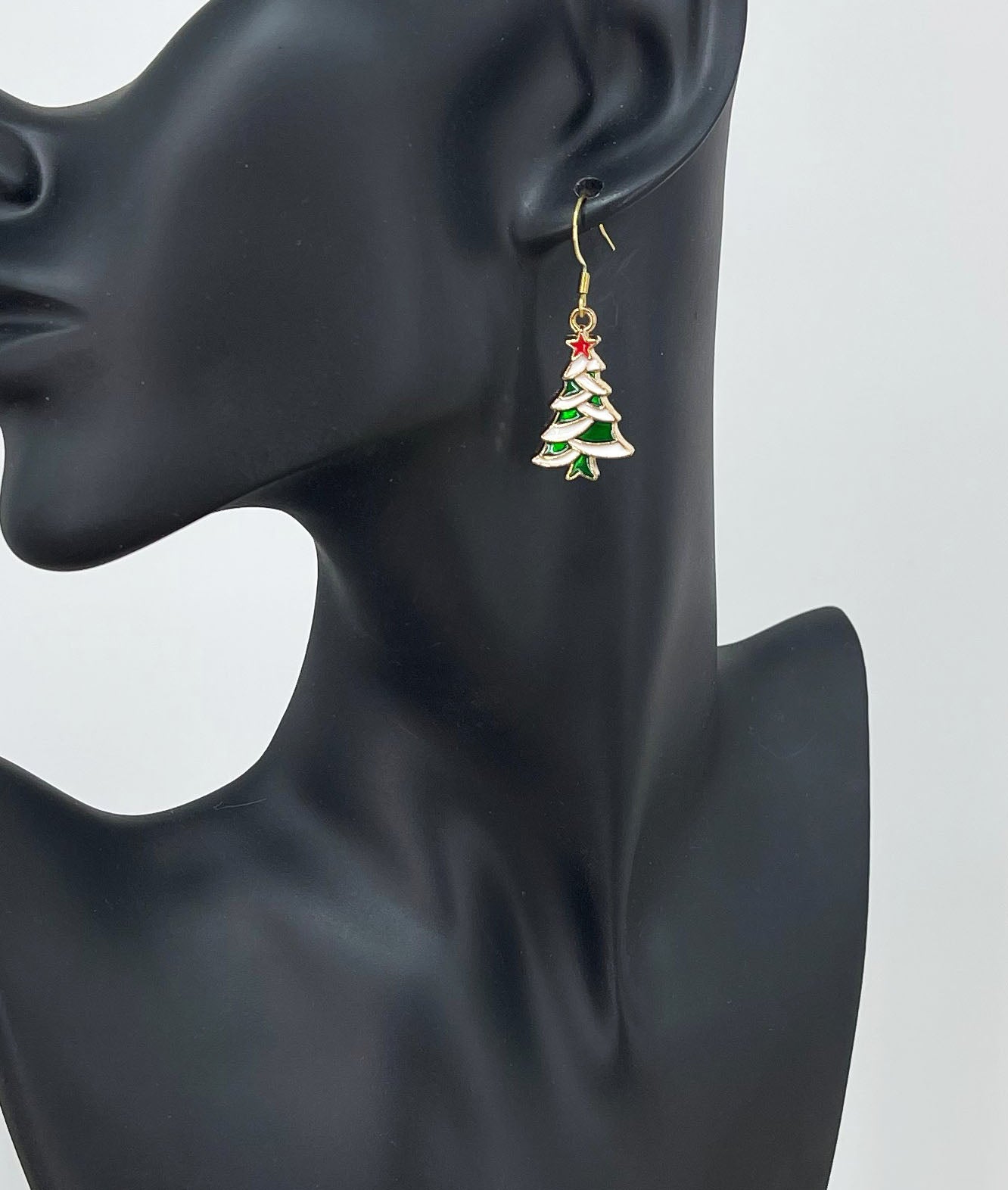 Christmas Tree Pendant Earrings