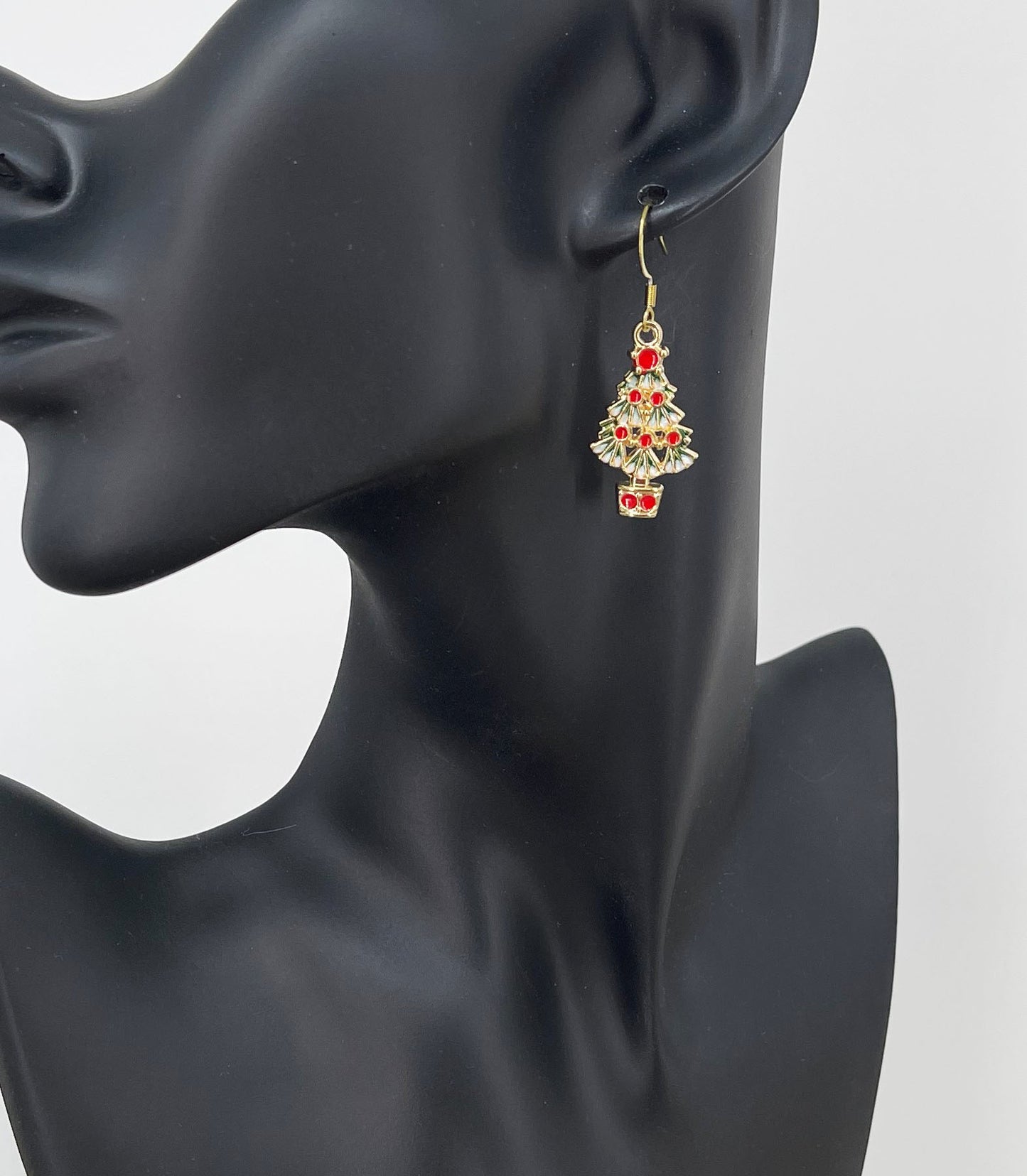 Christmas Tree Pendant Earrings