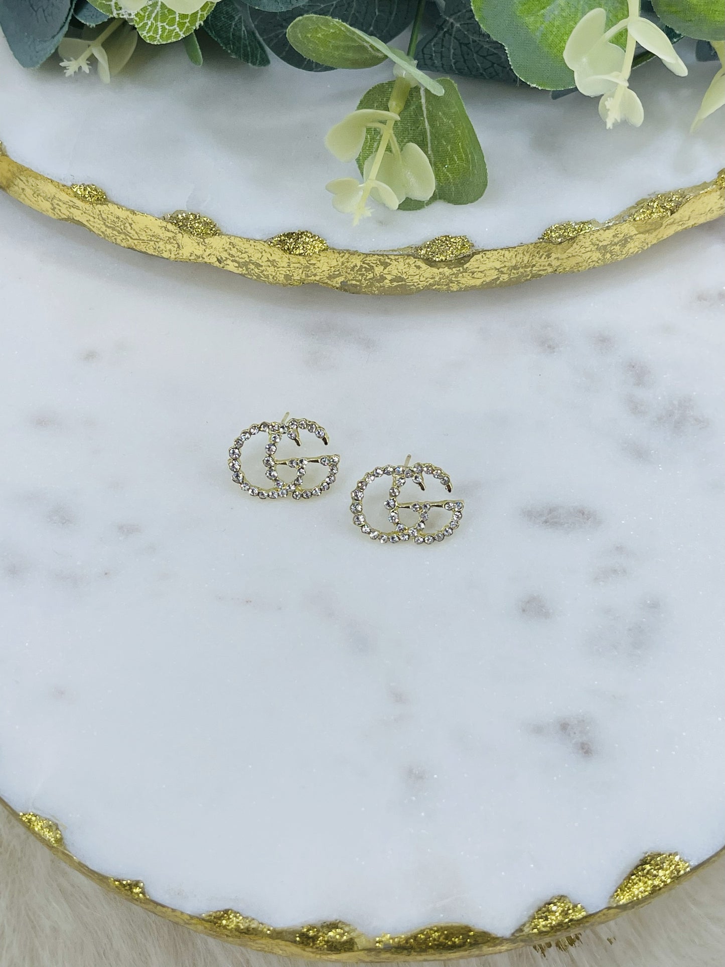 Glamorous Rhinestone Stud Earrings - E19-4971