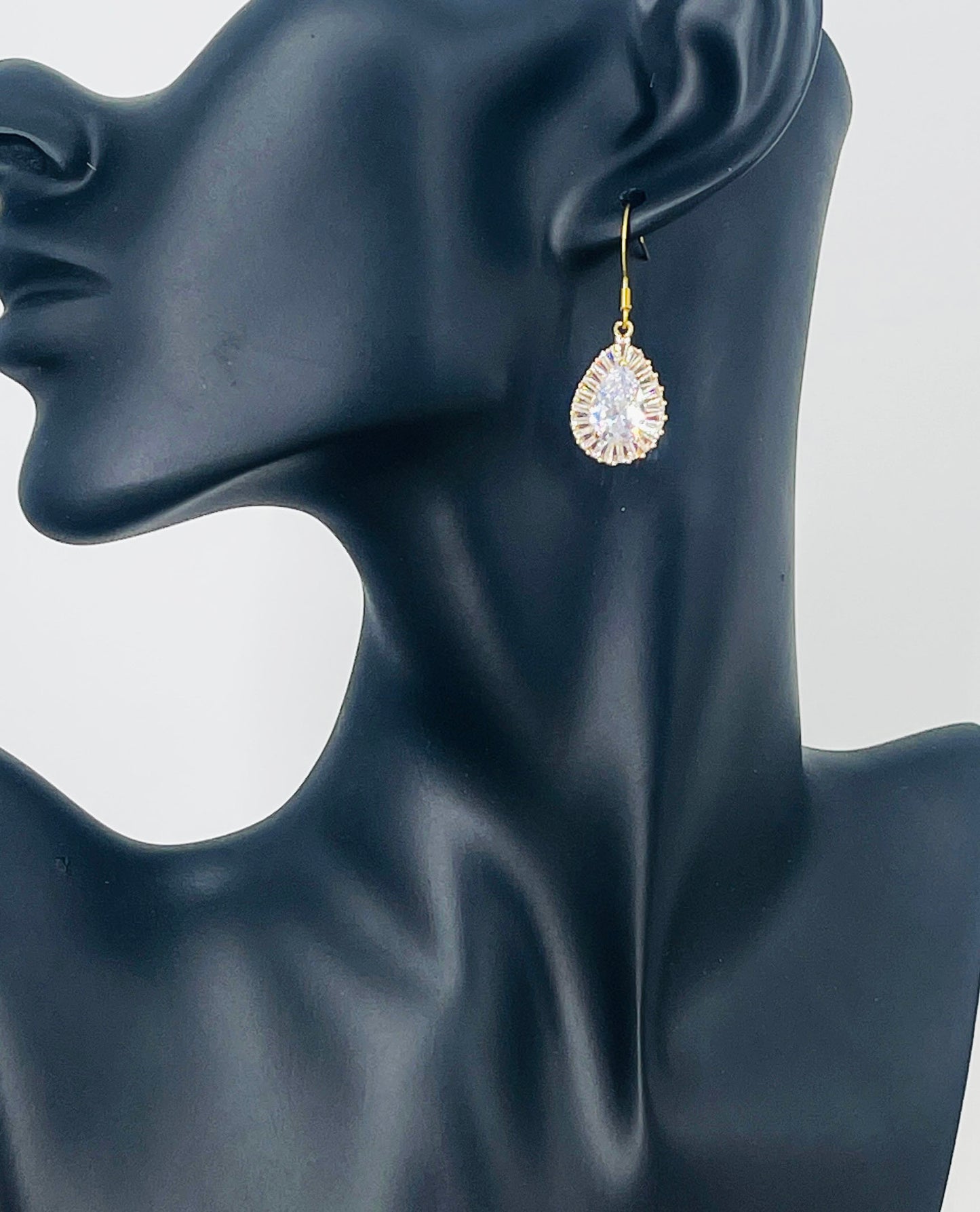 CZ Pendant Earrings