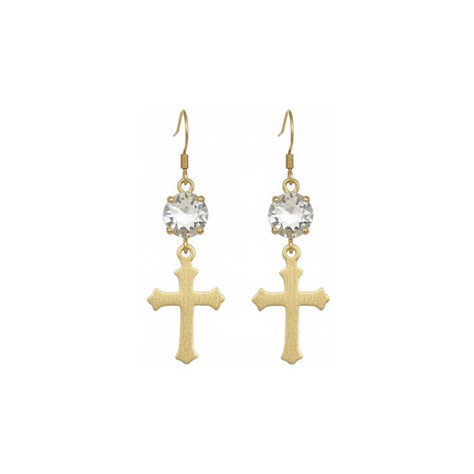 Everyday Grace Cross Earrings