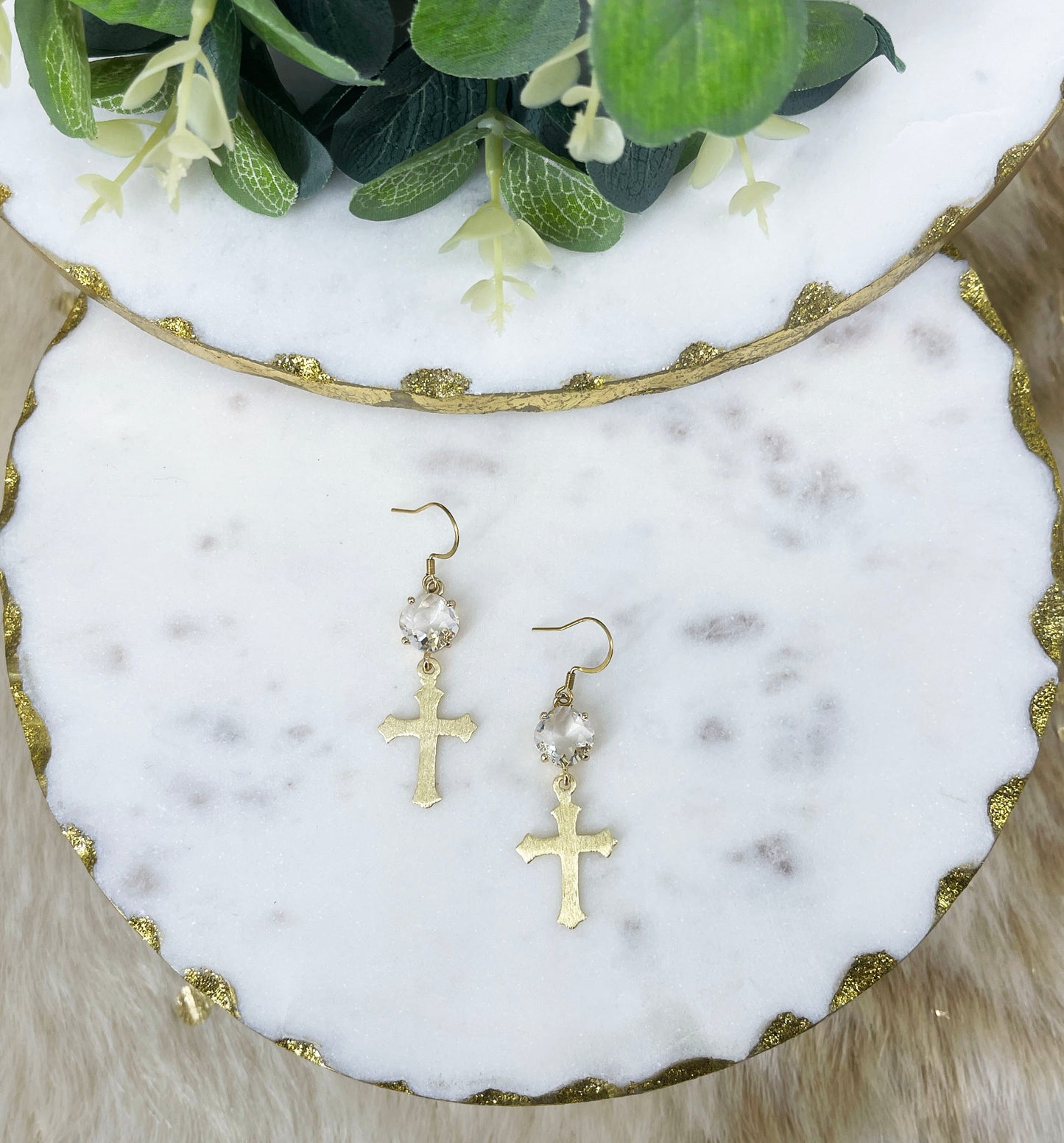 Everyday Grace Cross Earrings