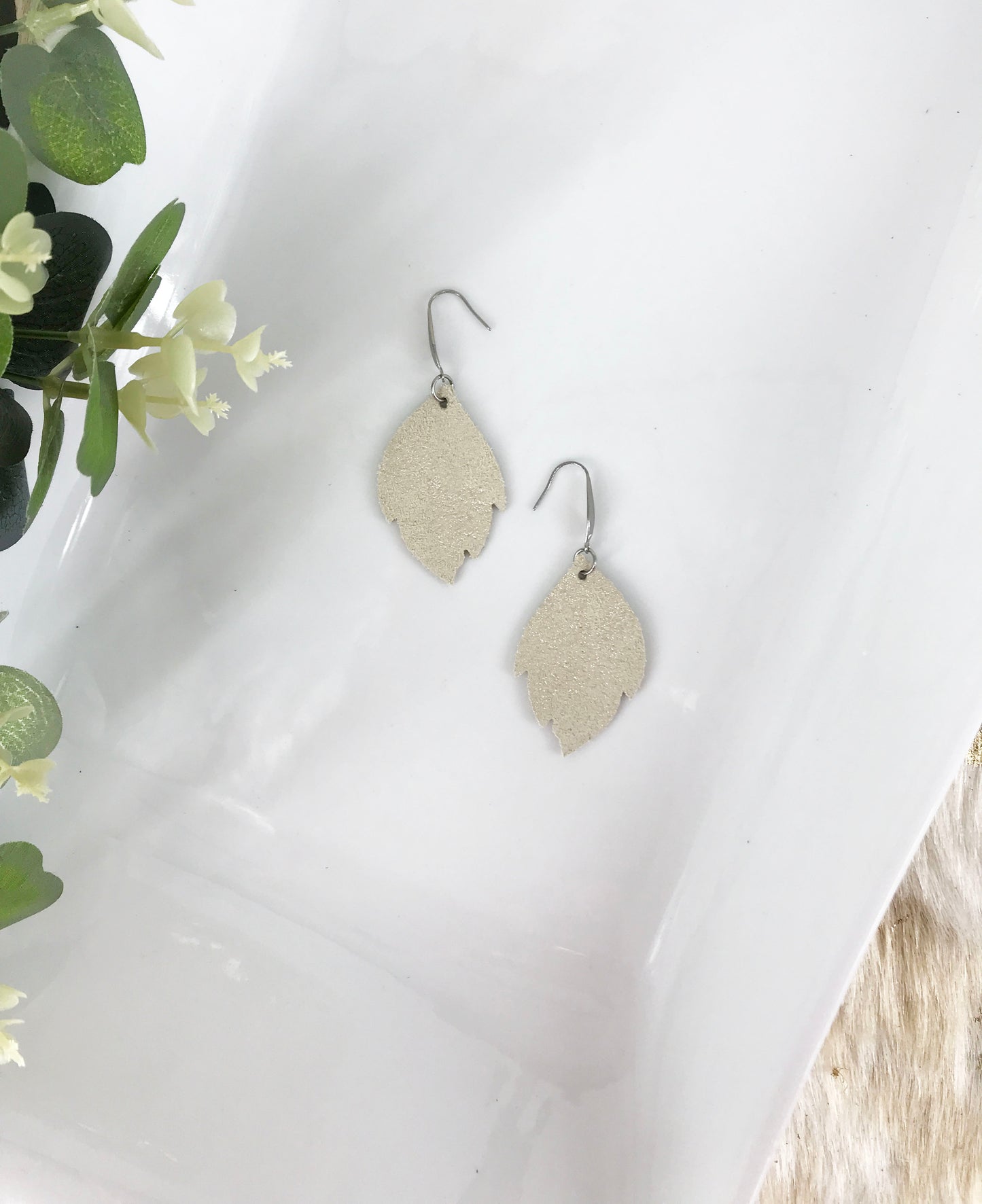 Genuine Leather Earrings - E19-678