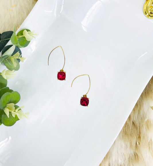 Rhinestone Dangle Earrings - E19-823