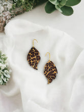 Load image into Gallery viewer, Genuine Cork on Leather Earrings - E19-907