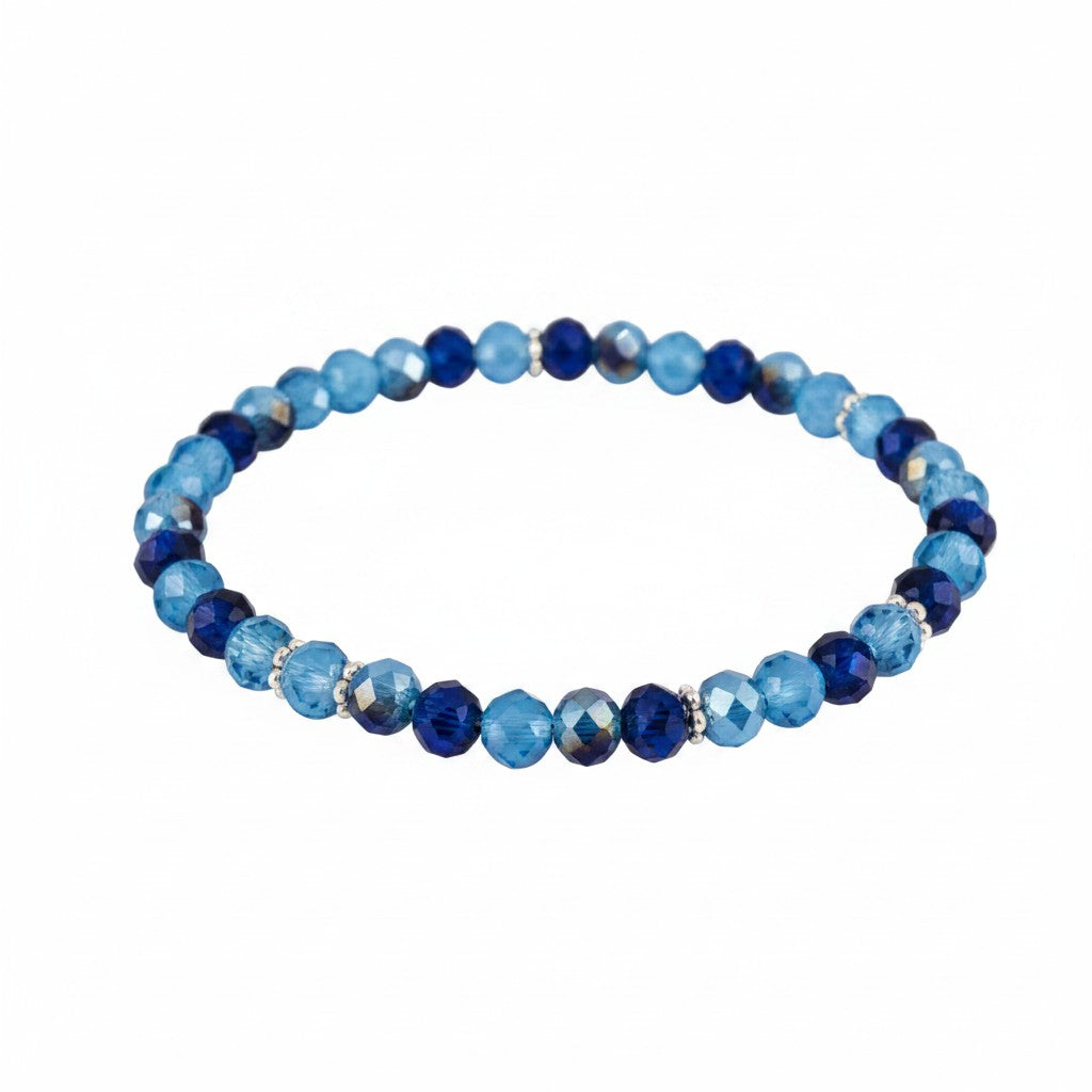 Small Glass Bead Stretch Bracelets