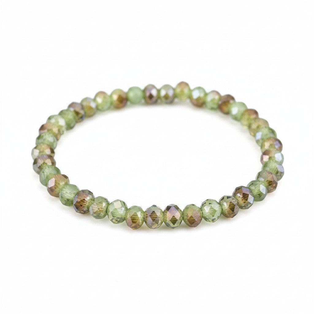 Small Glass Bead Stretch Bracelets